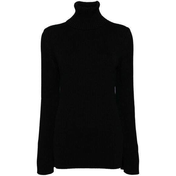 Junya Watanabe Women Ribbed Wool Turtle-Neck Sweater